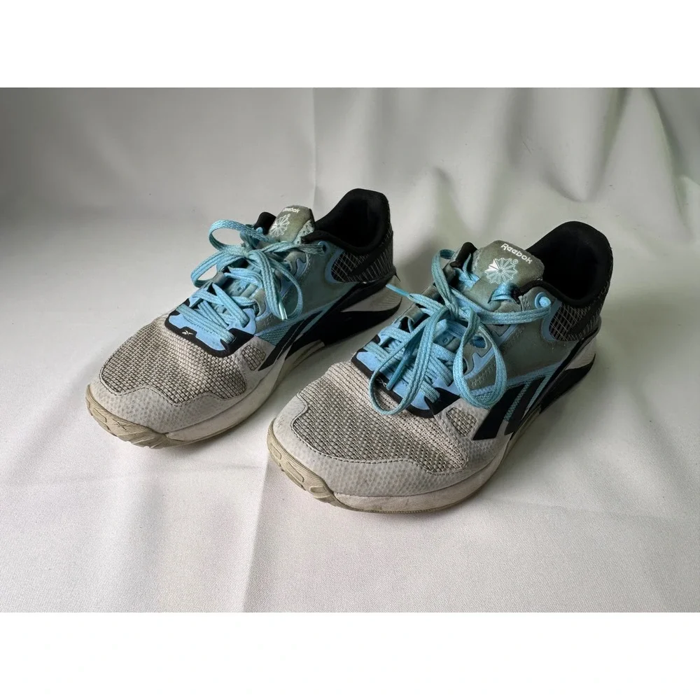 Reebok‎ Floatride Energy Running Shoes Athletic Sneakers Blue Gray US 6.5 Mens